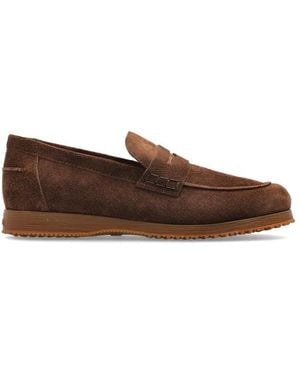 Hogan Wildleder-Loafer - Braun