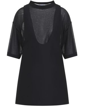 Balenciaga Hybrid T-Shirt Kleid - Schwarz