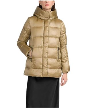 Canadian Jassen ,Geel ,Polyester Kobes Down Jacket - Naturel