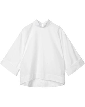 Mark Kenly Domino Tan Blouses - Bianco