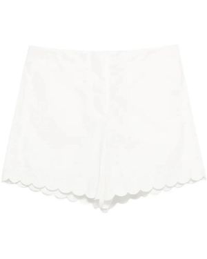 Low Classic Scalloped Shorts - Wit