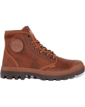 Palladium Lace-Up Boots - Brown