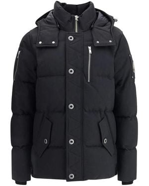 Moose Knuckles 3Q Donsjas Met Afneembare Capuchon - Zwart