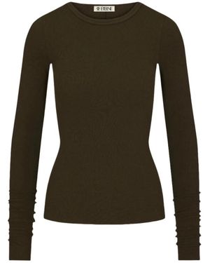 ÉTERNE Long Sleeve Tops - Vert