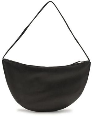 The Row Tassen ,Zwart ,Leer Calf Leather Bos Taurus Schoudertas