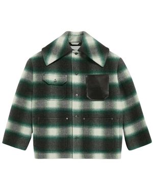 Balenciaga Jassen ,Groen ,Katoen Cocoon Werkjas
