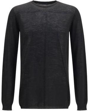 Rick Owens Round-Neck Knitwear - Nero