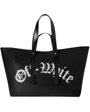 Off-White c/o Virgil Abloh Tote Day frei - Schwarz