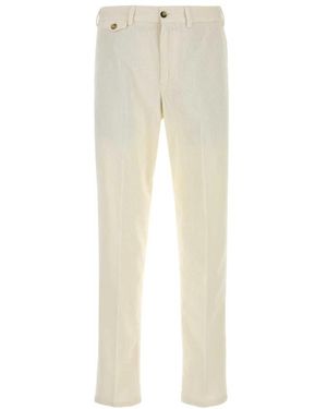 PT Torino Slim-Fit Trousers - Natural
