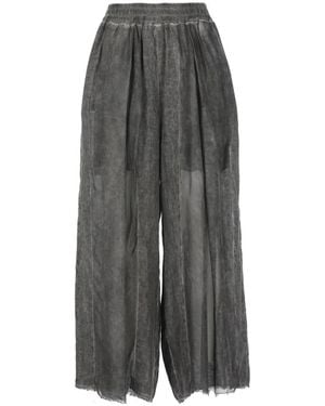 SANCTAMUERTE Wide Trousers - Grigio