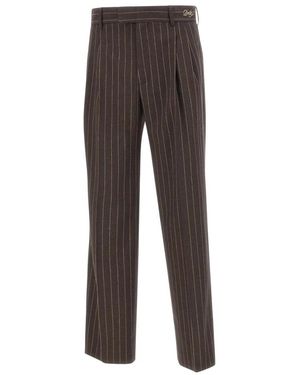Drole de Monsieur Le Pantalon Pinstripes - Grijs