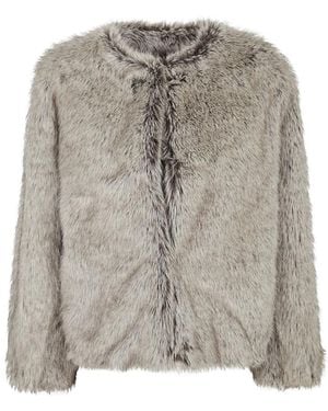 Antonelli Faux Fur & Shearling Jackets - Gray