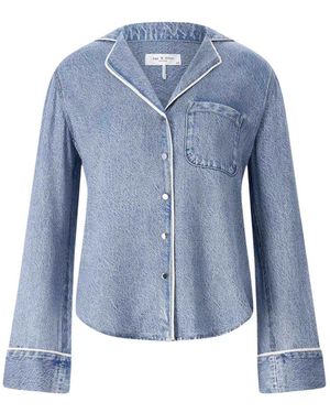 Rag & Bone Miramar Blouse - Blauw