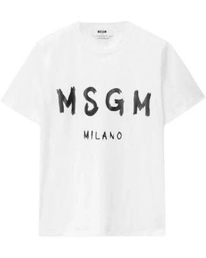 MSGM T-Shirts - Blanco