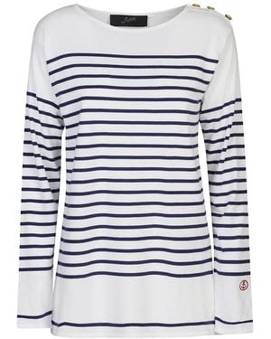 The Seafarer Round-Neck Knitwear - Blue