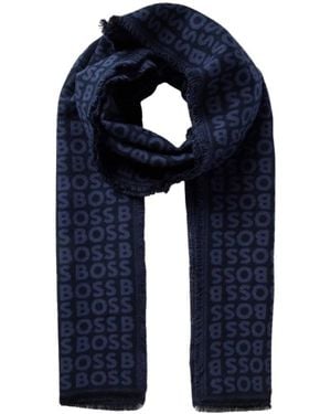 BOSS Winter Scarves - Bleu