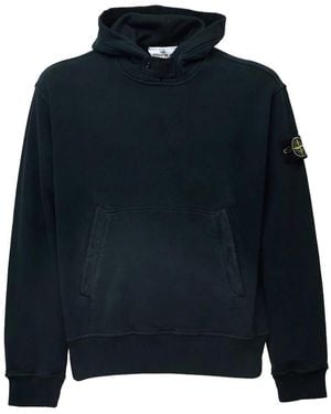 Stone Island Hoodies - Azul