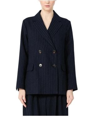 Max Mara Smmcalibri Jas - Blauw