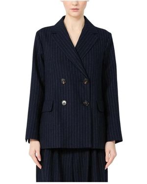 Max Mara Smmcalibri Jas - Blauw