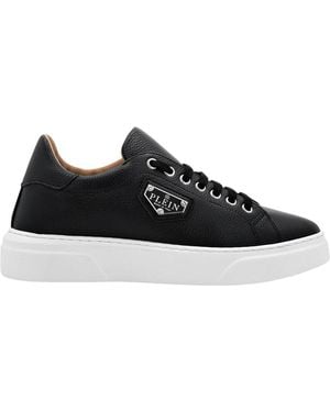 Philipp Plein Iconic Plein Low-Top Sneakers - Schwarz