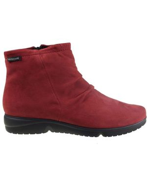 Mephisto Roter stiefelette mit soft-air zwischensohle