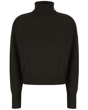 Vanisé Truien & Vesten ,Bruin ,V78601 Turtleneck - Zwart