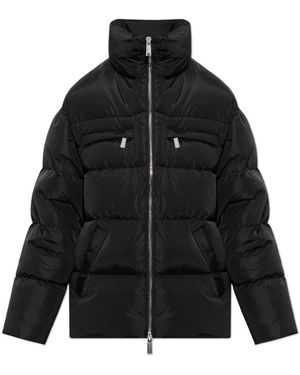 DSquared² Jassen ,Zwart ,Donsjack Met Opstaande Kraag