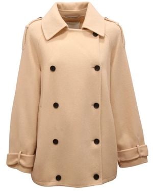 EMMA & GAIA Double-Breasted Coats - Neutro
