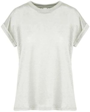 Bomboogie T-Shirt Met Ronde Hals - Wit