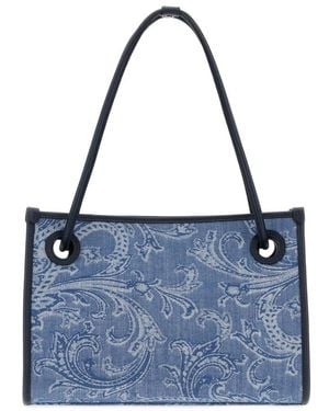 Etro Tote Bags - Blue