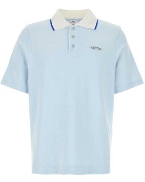 CASABLANCA Polo Shirts - Blue