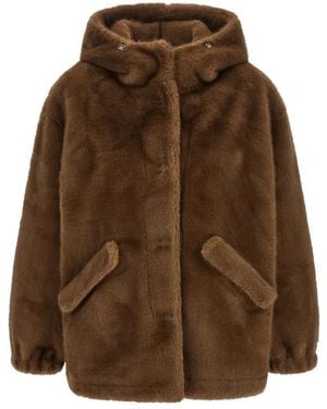 Lou Andrea Faux Fur & Shearling Jackets - Marron