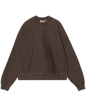 Carhartt Hoodies & Sweatvesten ,Bruin ,Katoen Lambert Sweatshirt