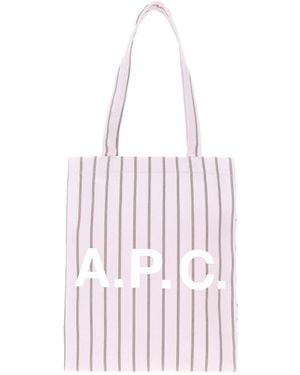 A.P.C. Tote Bags - Rosa