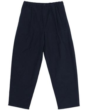 Apuntob Broeken ,Blauw ,Geplooide Cropped Broek