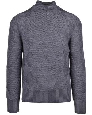 Alpha Studio Rollkragenpullover - Blau