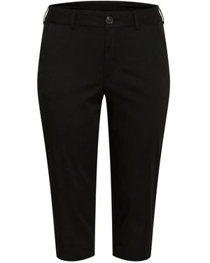 Kaffe Cropped Trousers - Noir