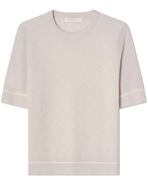 BUSNEL Round-Neck Knitwear - Blanc