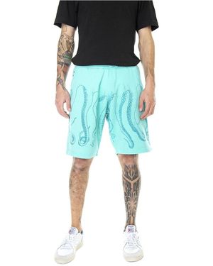 Octopus Casual Shorts - Blu