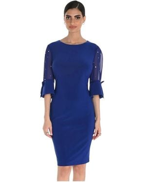 FRANK LYMAN Short Dresses - Blue