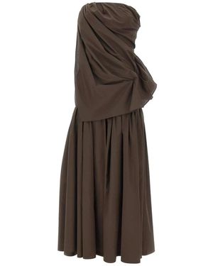 THE GARMENT Bazaar Drape Dress - Bruin