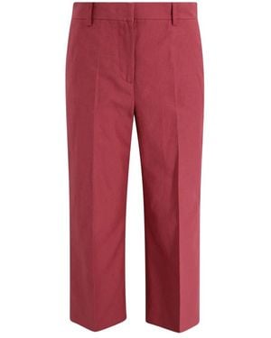 Weekend by Maxmara Cropped Pants - Red