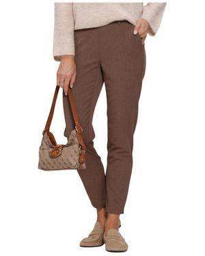 Object Broeken ,Bruin ,Polyester Objlisa Slim Pant Noos