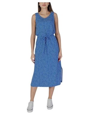 B.Young Midi Jurk Mouwloos V-Hals Casual Stijl - Blauw