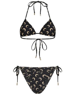 Marine Serre Bikinis - Negro