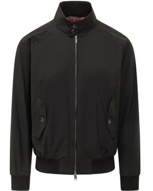 Baracuta Jassen ,Zwart ,Katoen G9 Harrington Jas