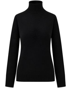 SOLOTRE Rollkragenpullover - Schwarz