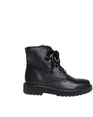 H.i.p. Lace-Up Boots - Zwart