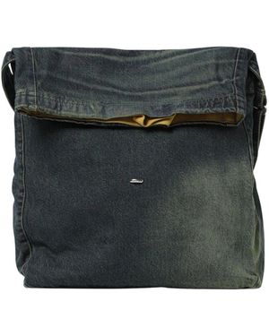 Our Legacy Denim Schultertasche Casual Stil - Schwarz