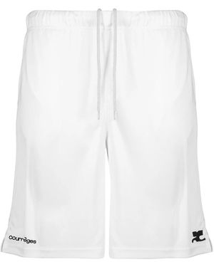 Courreges Training Shorts - Blanco